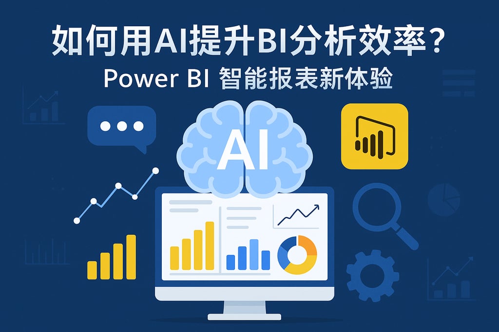 如何用AI提升BI分析效率？Power BI智能报表新体验